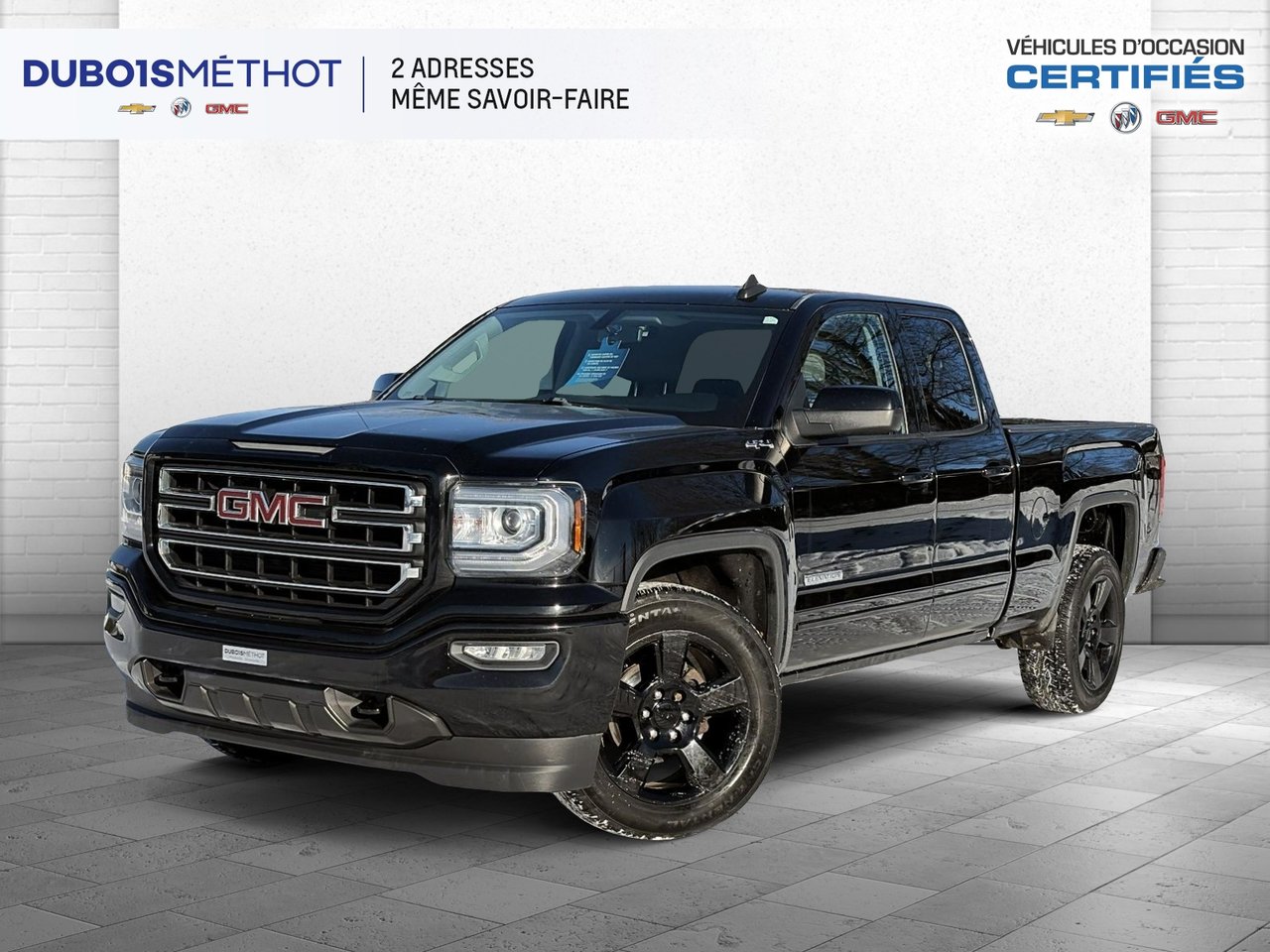 Black 2018 GMC Sierra 1500 Pickup Truck Four-Wheel Drive Automatic