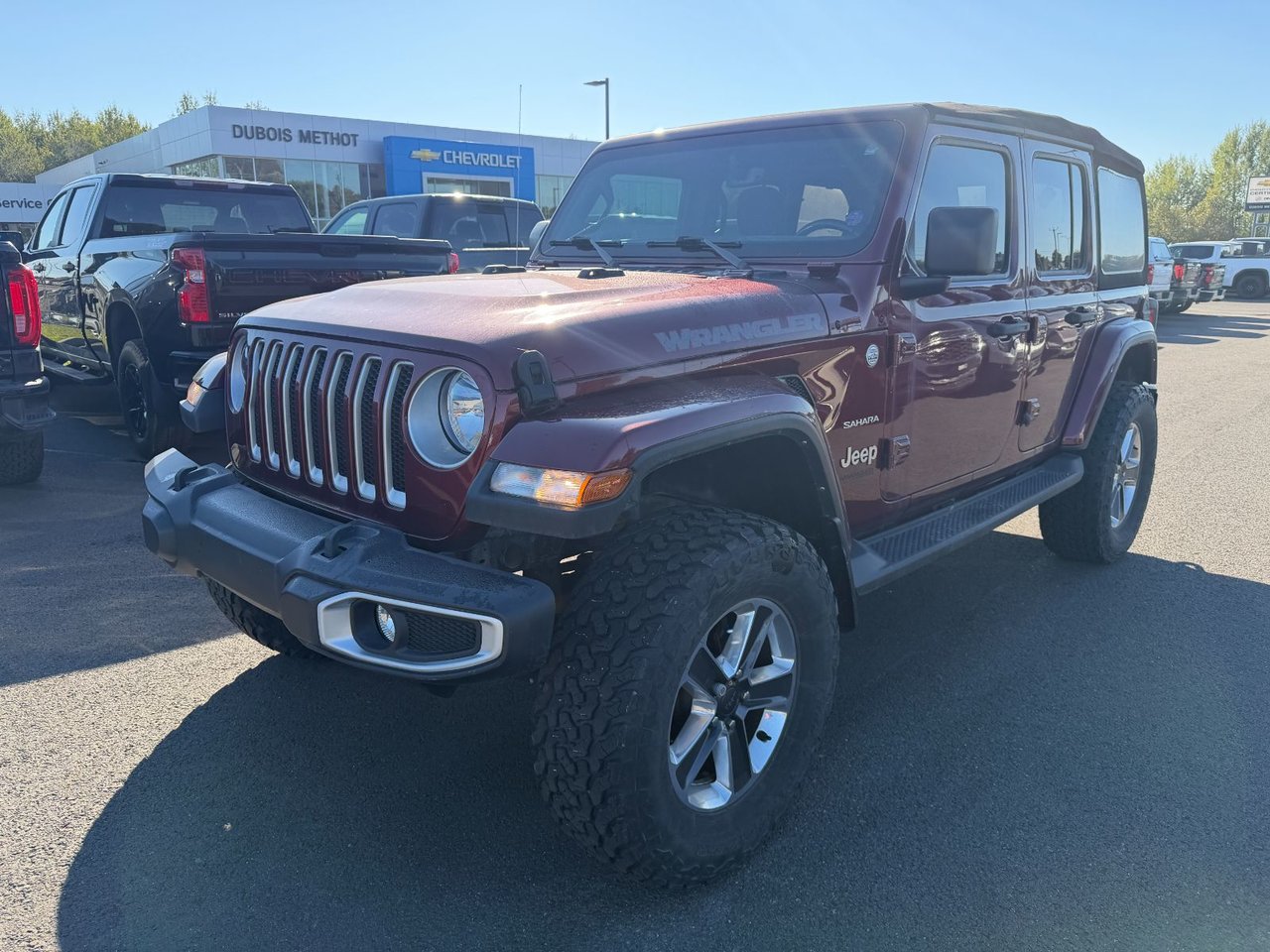 Red (Burgundy) 2021 Jeep Wrangler SUV / Crossover Four-Wheel Drive Automatic