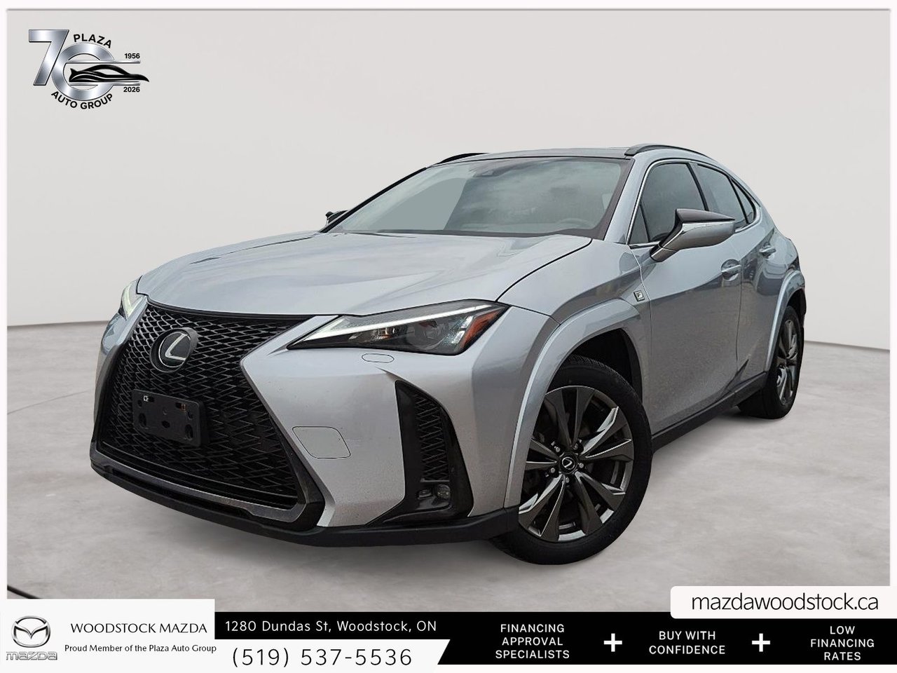 Silver 2023 Lexus UX Hybrid SUV / Crossover