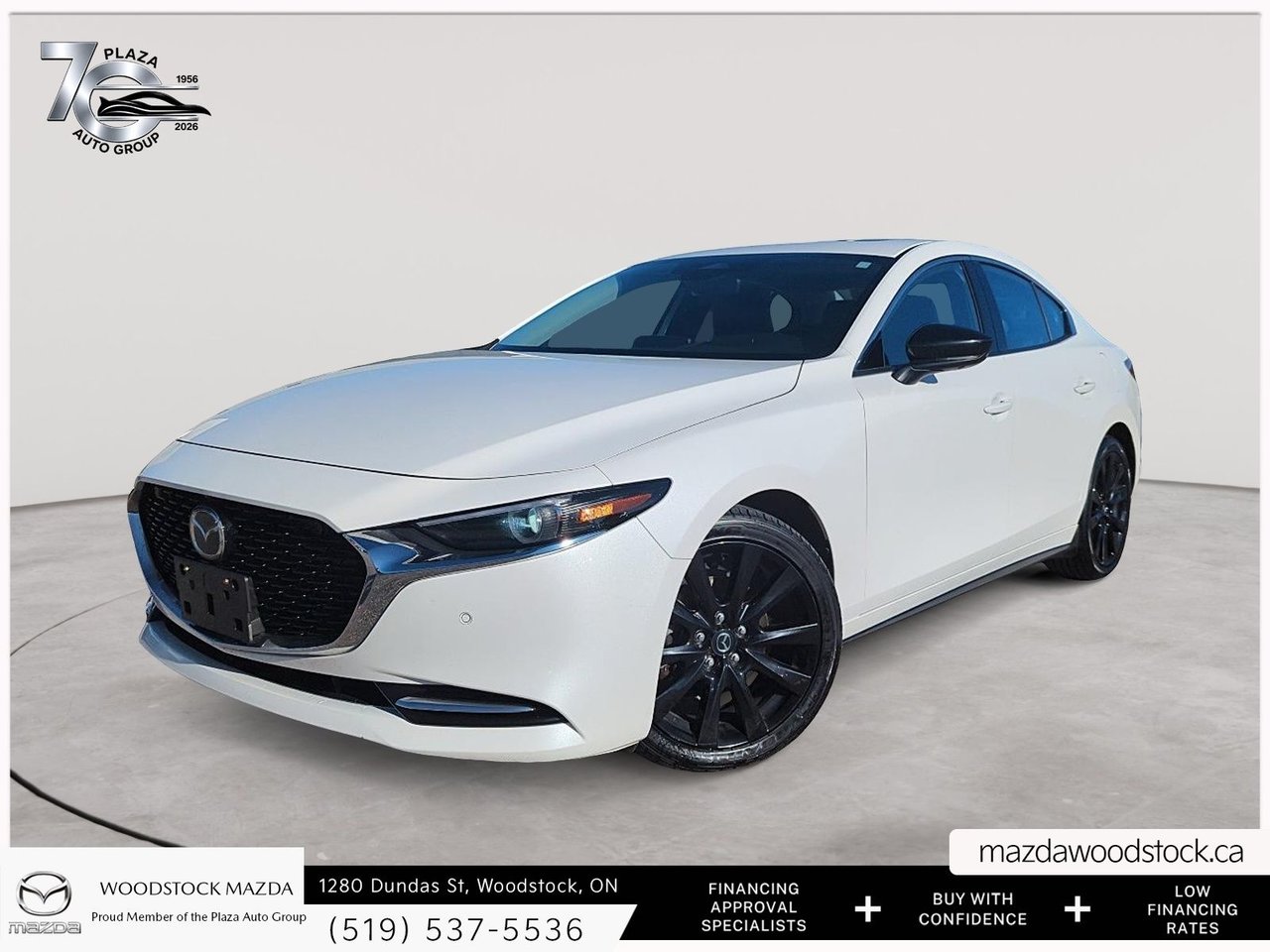 White 2024 Mazda MAZDA3 Sedan  Automatic