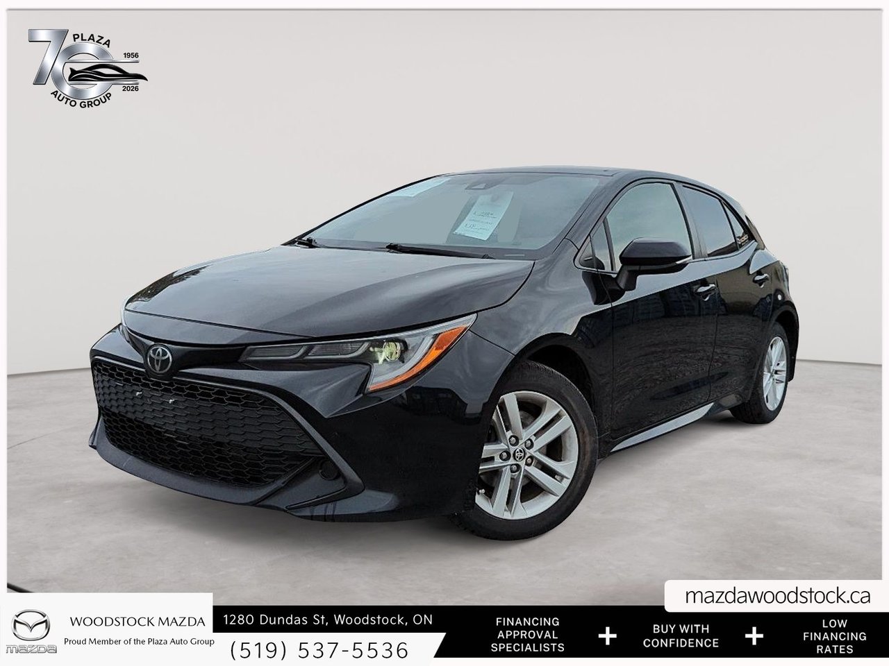 Black 2020 Toyota Corolla Hatchback Hatchback Continuously Variable Transmission