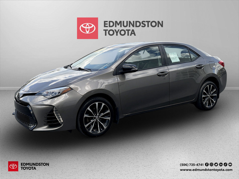 Gray 2017 Toyota Corolla SE Sedan Front-Wheel Drive Automatic