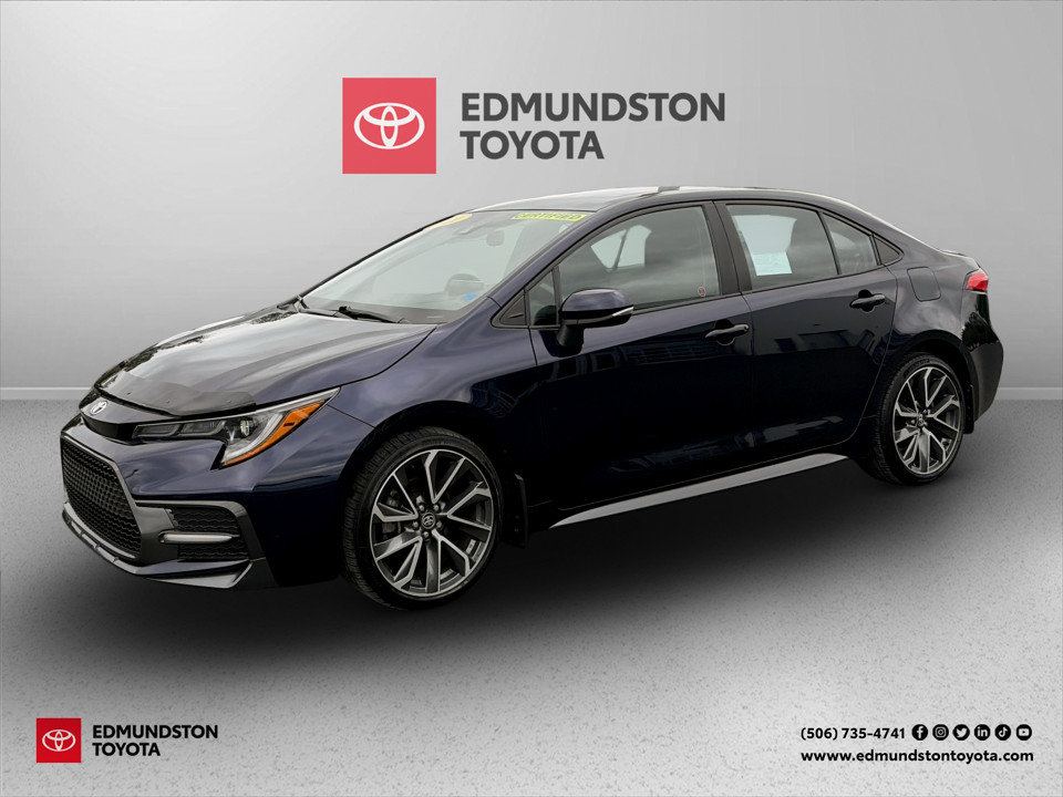 Blue 2021 Toyota Corolla Sedan Front-Wheel Drive Automatic