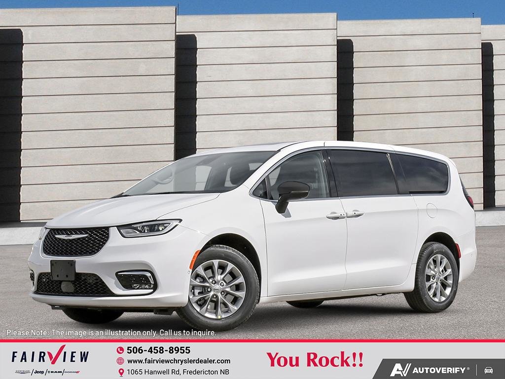 Bright white 2026 Chrysler Pacifica Minivan All-Wheel Drive Automatic