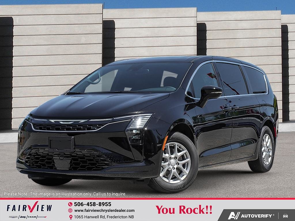 Diamond black crystal pearl 2027 Chrysler Pacifica Minivan All-Wheel Drive Automatic