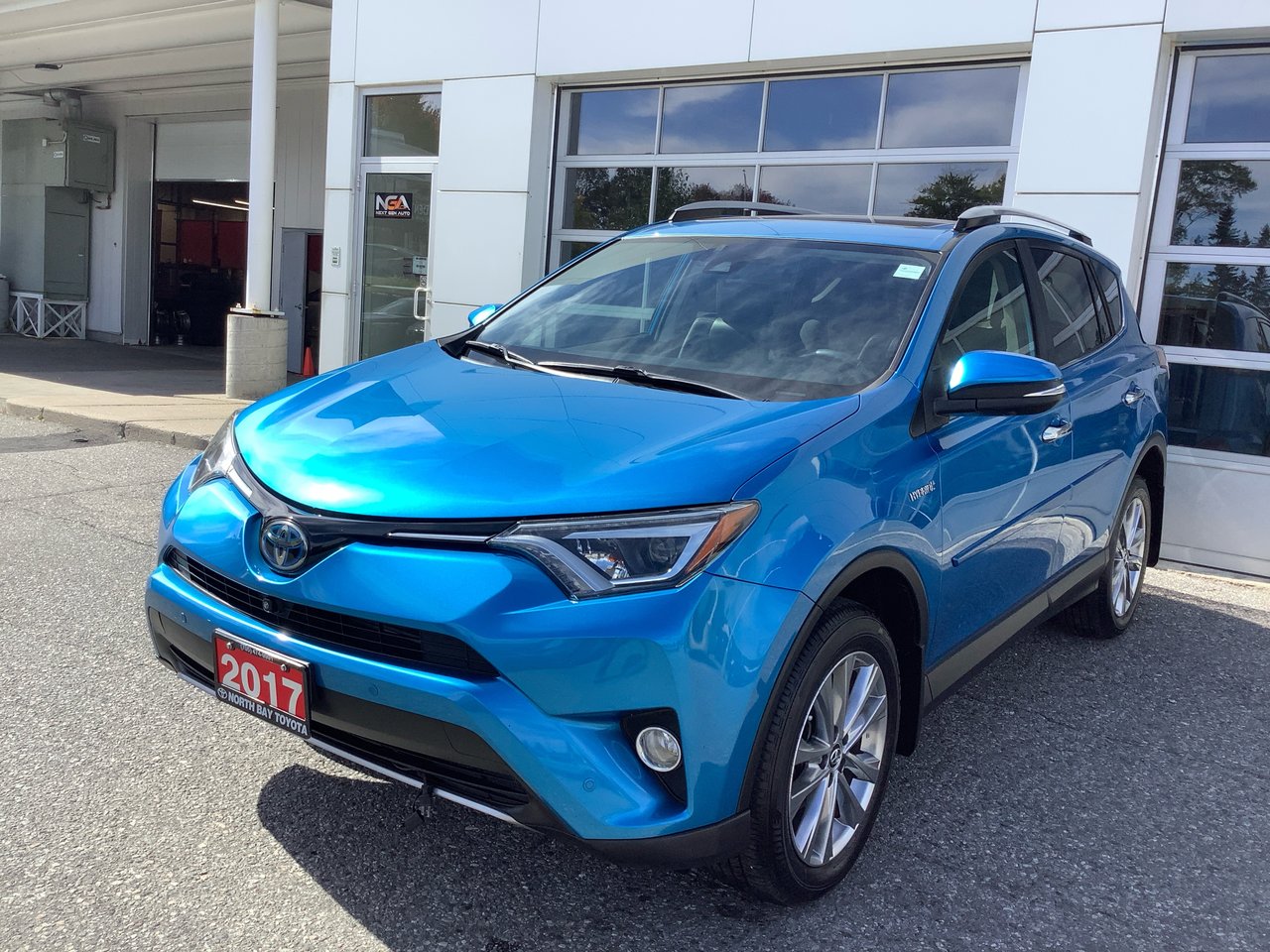 Blue 2017 Toyota RAV4 Hybrid SUV / Crossover All-Wheel Drive Automatic