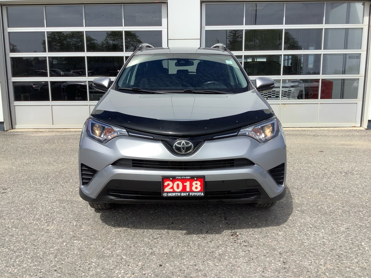 Silver 2018 Toyota RAV4 LE AWD SUV / Crossover All-Wheel Drive Automatic