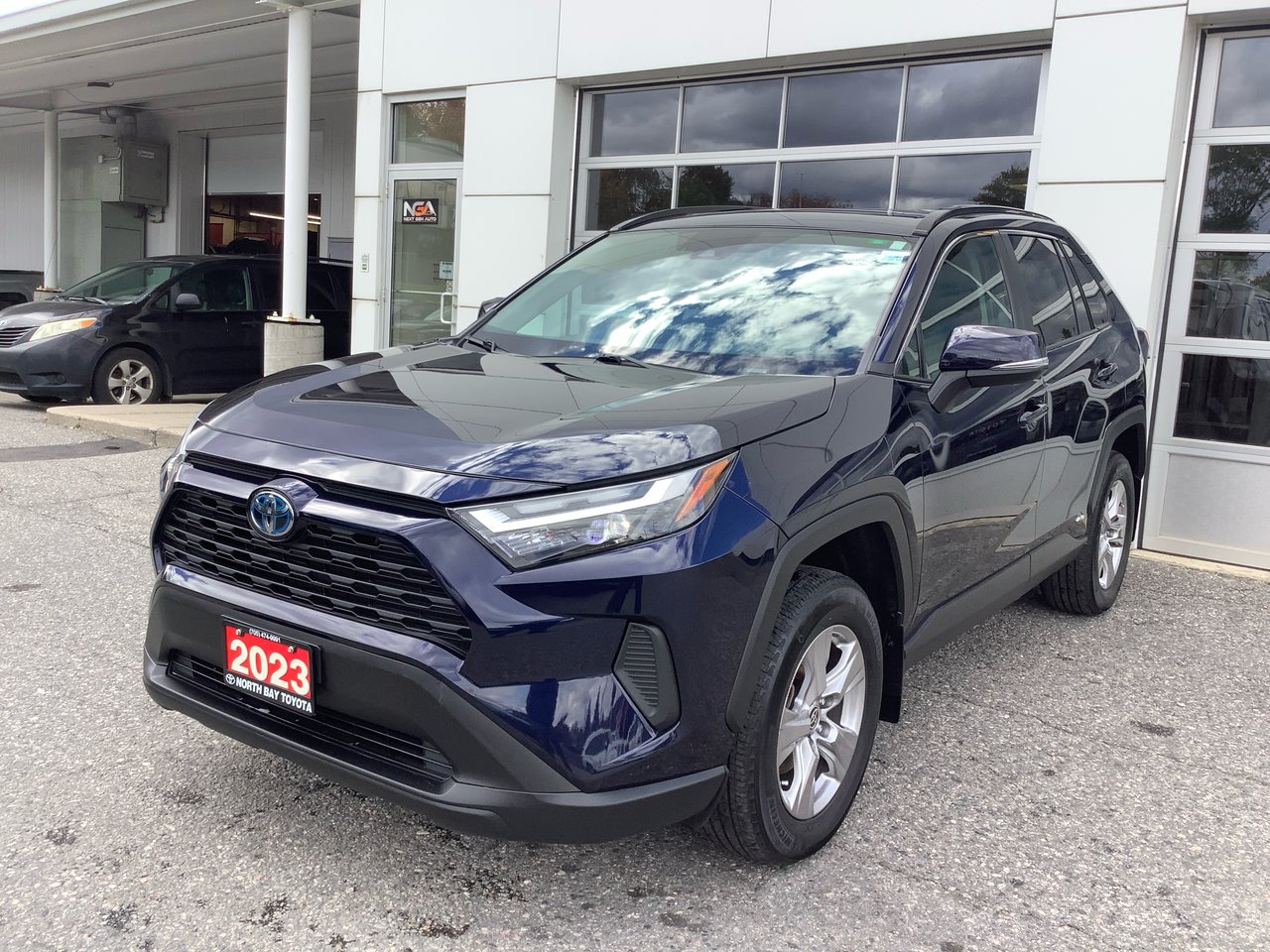 Blue 2023 Toyota RAV4 Hybrid SUV / Crossover All-Wheel Drive