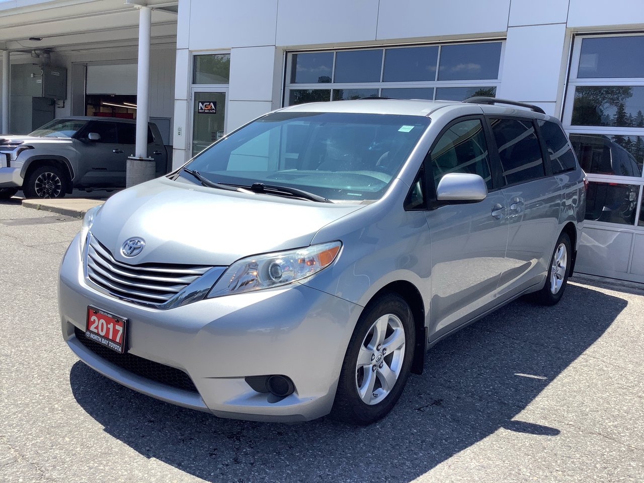 Silver 2017 Toyota Sienna Minivan Front-Wheel Drive Automatic