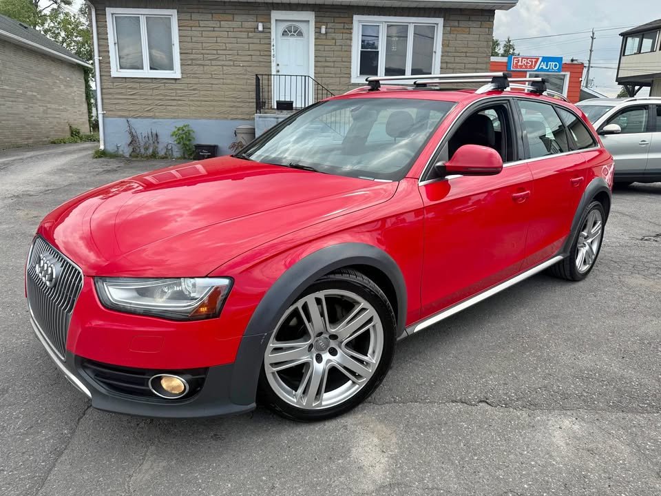 Red 2014 Audi A4 Allroad Wagon Automatic