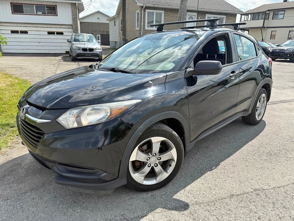 Black 2017 Honda HR-V LX AWD SUV / Crossover All-Wheel Drive Continuously Variable Transmission