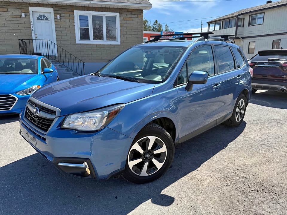 Blue 2018 Subaru Forester 2.5i Touring SUV / Crossover All-Wheel Drive Continuously Variable Transmission