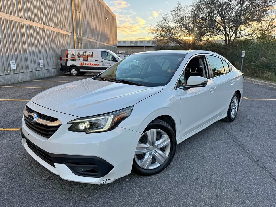 White 2022 Subaru Legacy Sedan Continuously Variable Transmission