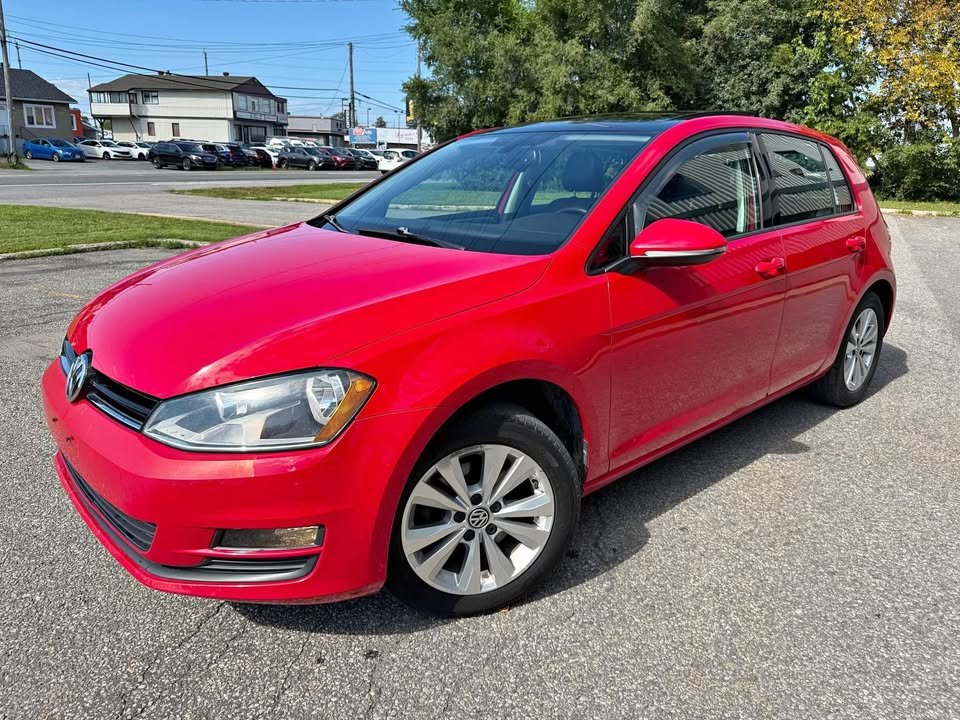 Red 2015 Volkswagen Golf Hatchback Automatic