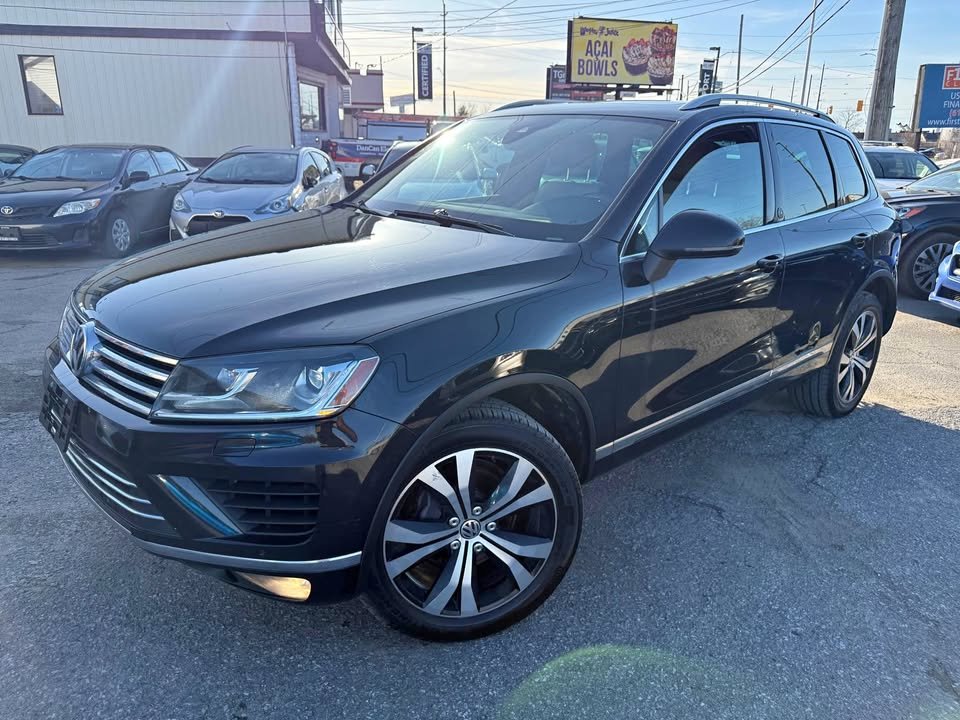 Black 2017 Volkswagen Touareg AWD Wolfsburg Edition SUV / Crossover Automatic