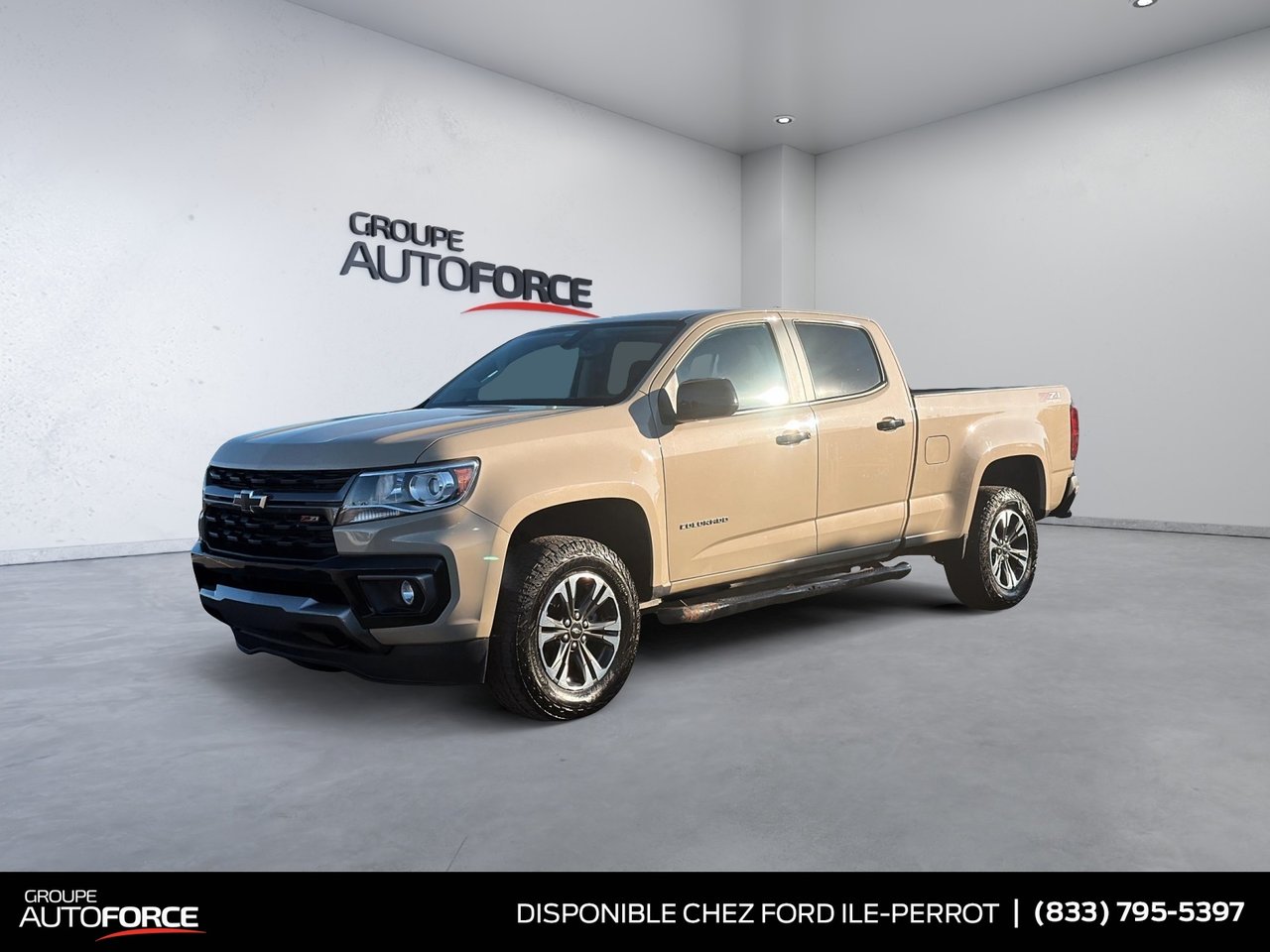 Sand Dune Metallic 2022 Chevrolet Colorado Pickup Truck Four-Wheel Drive Automatic