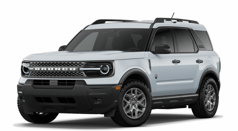 Space White Metallic 2026 Ford Bronco Sport SUV / Crossover All-Wheel Drive Automatic