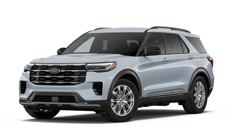 Space White 2026 Ford Explorer SUV / Crossover All-Wheel Drive Automatic