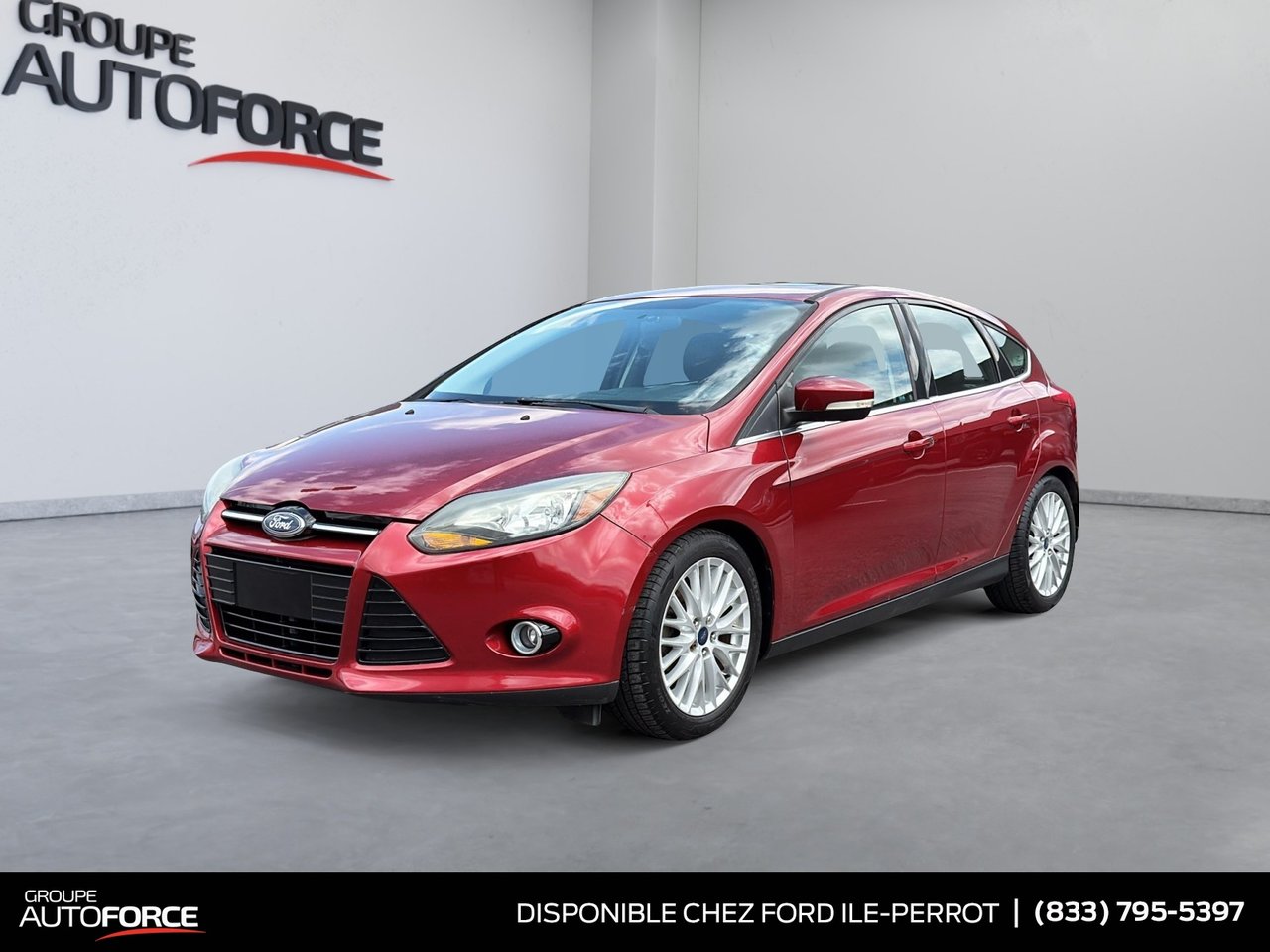 Ruby Red Tinted Clearcoat 2014 Ford Focus Titanium Hatchback Hatchback Front-Wheel Drive 