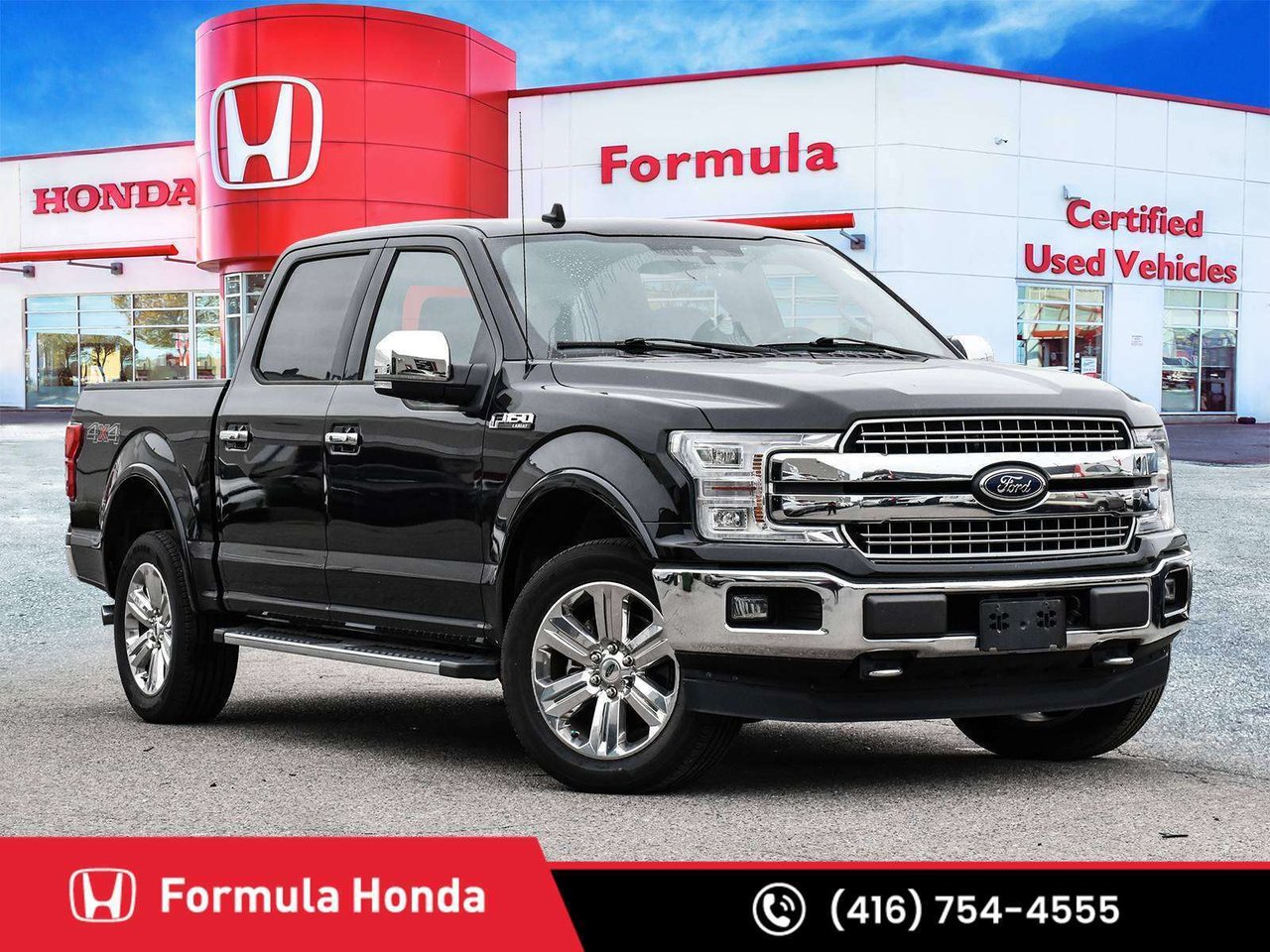 Agate Black Metallic 2019 Ford F-150 Pickup Truck Four-Wheel Drive Automatic