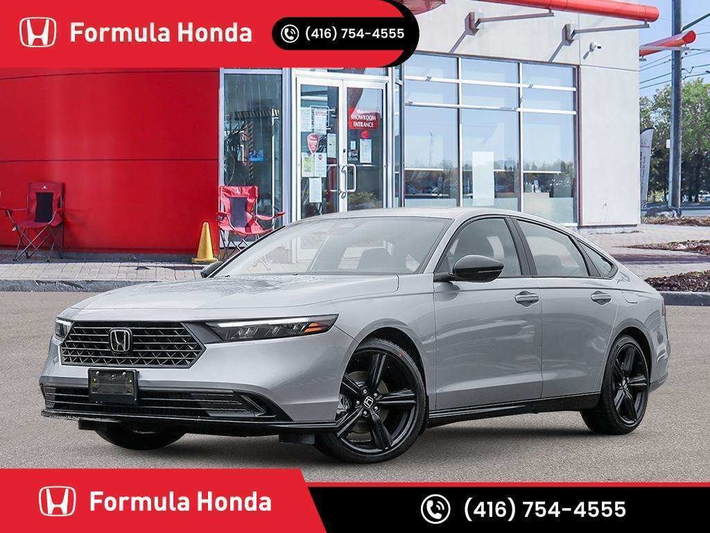 Solar Silver Metallic 2026 Honda Accord Hybrid Sedan Front-Wheel Drive Automatic