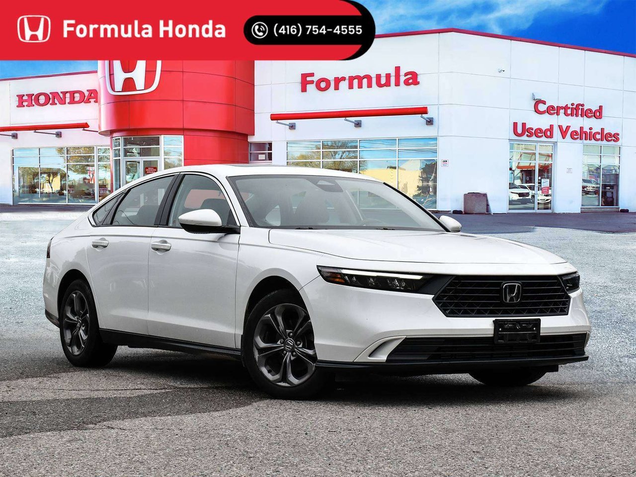 Platinum White Pearl 2023 Honda Accord Sedan Front-Wheel Drive Continuously Variable Transmission