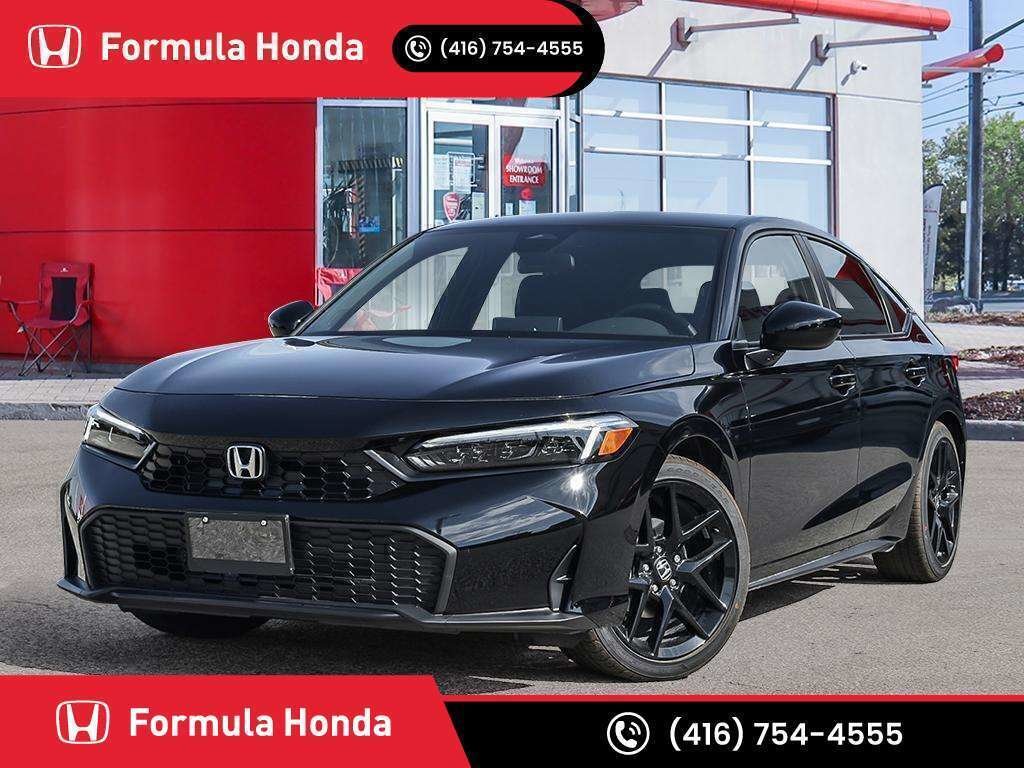 Crystal Black Pearl 2026 Honda Civic Hatchback Hatchback Front-Wheel Drive Automatic