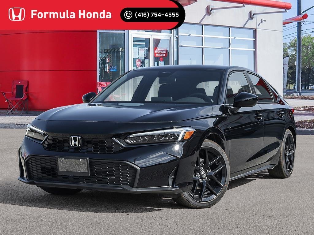 Crystal Black Pearl 2026 Honda Civic Hatchback Hatchback Front-Wheel Drive Automatic