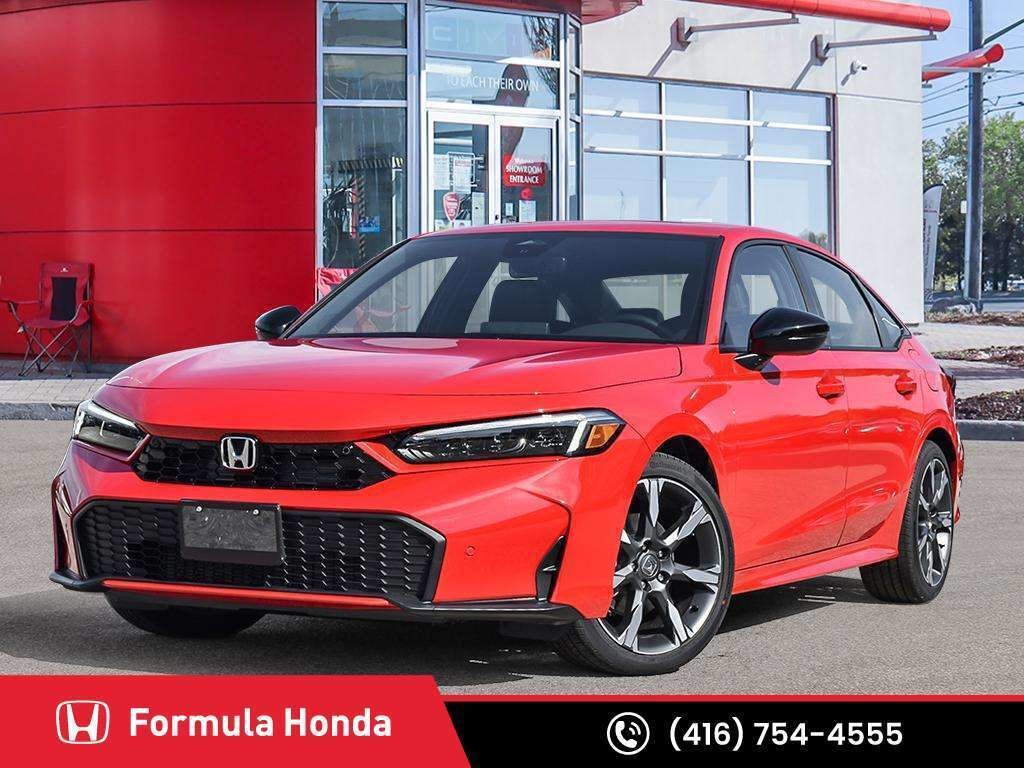Rallye Red 2026 Honda Civic Hybrid Sedan Front-Wheel Drive Automatic