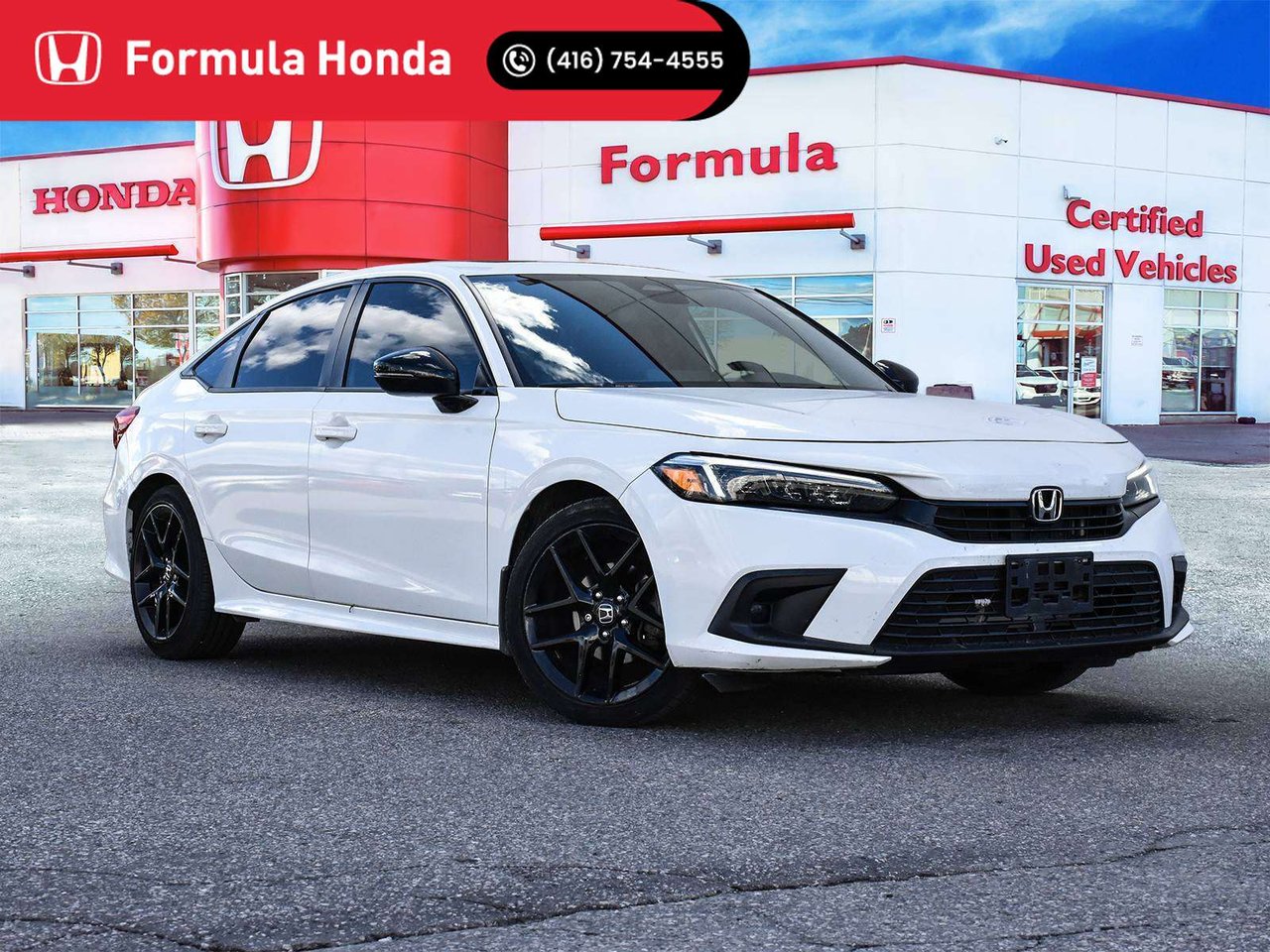 Platinum White Pearl 2024 Honda Civic Sedan Front-Wheel Drive Continuously Variable Transmission