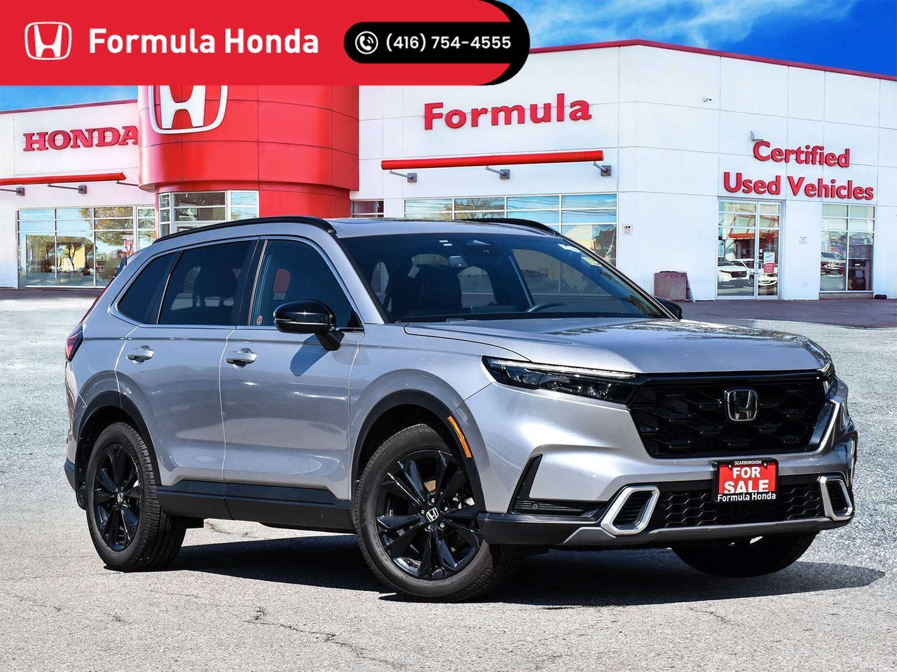 Lunar Silver Metallic 2023 Honda CR-V Hybrid SUV / Crossover  Automatic