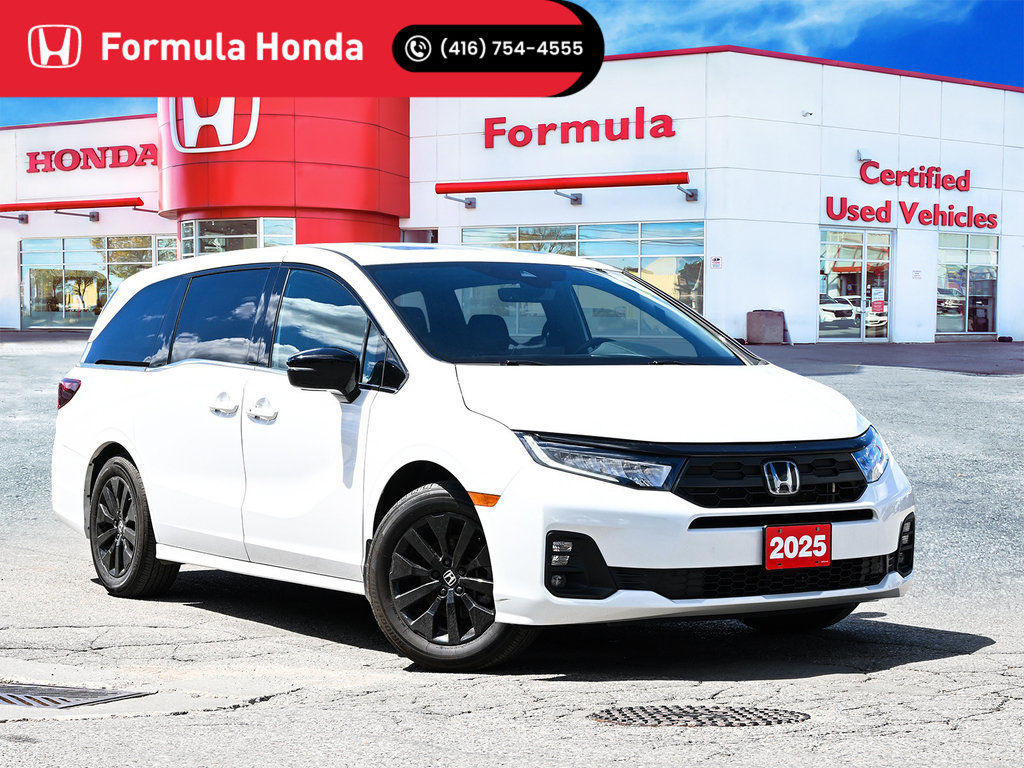 Platinum White Pearl 2025 Honda Odyssey Minivan Front-Wheel Drive Automatic