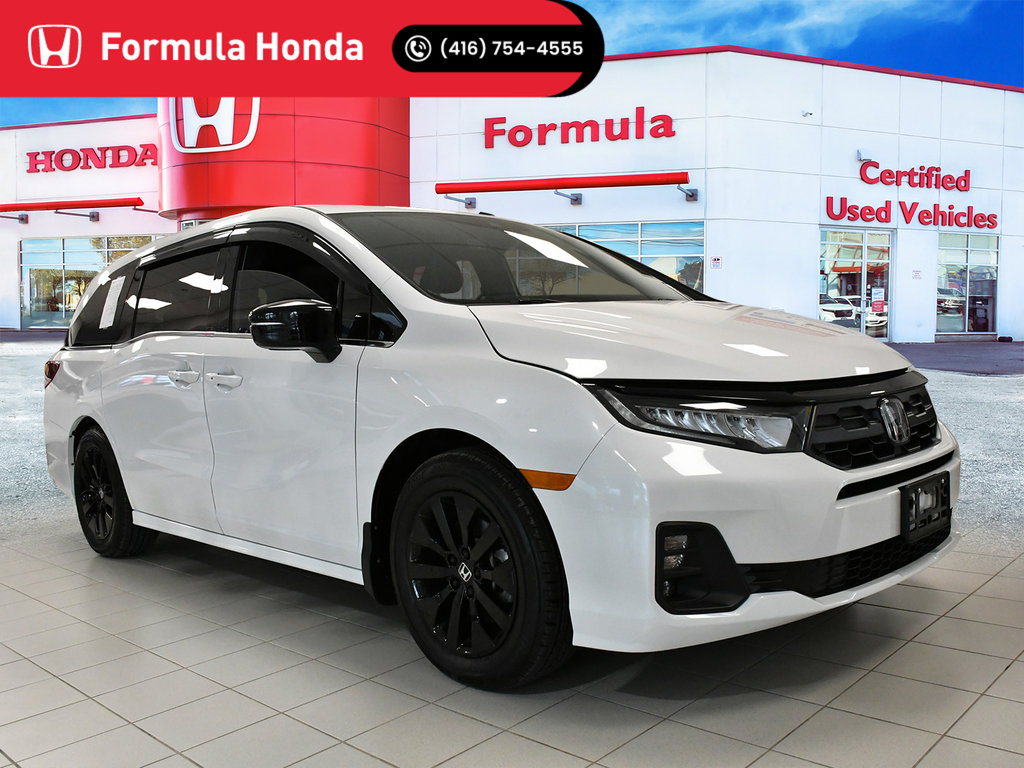 Platinum White Pearl 2026 Honda Odyssey Minivan Front-Wheel Drive Automatic