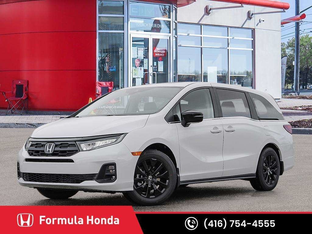 Platinum White Pearl 2026 Honda Odyssey Minivan Front-Wheel Drive Automatic