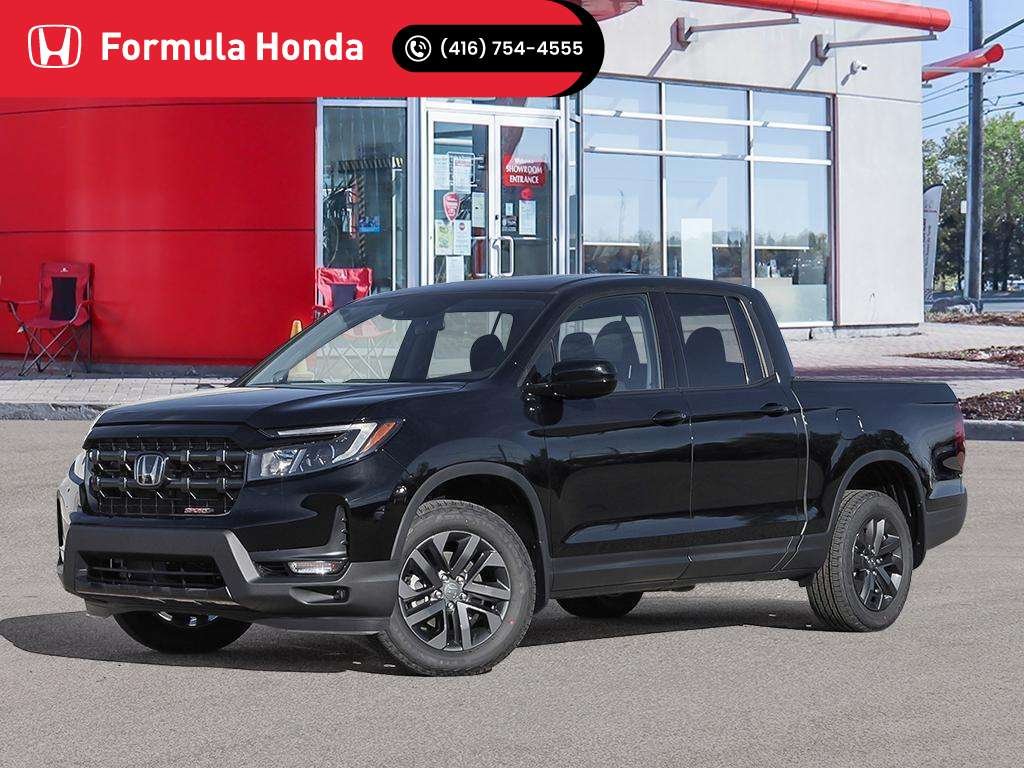 Crystal Black Pearl 2026 Honda Ridgeline Pickup Truck All-Wheel Drive Automatic
