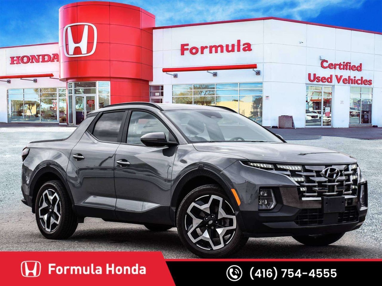 Hampton Gray 2022 Hyundai Santa Cruz Pickup Truck  Automatic