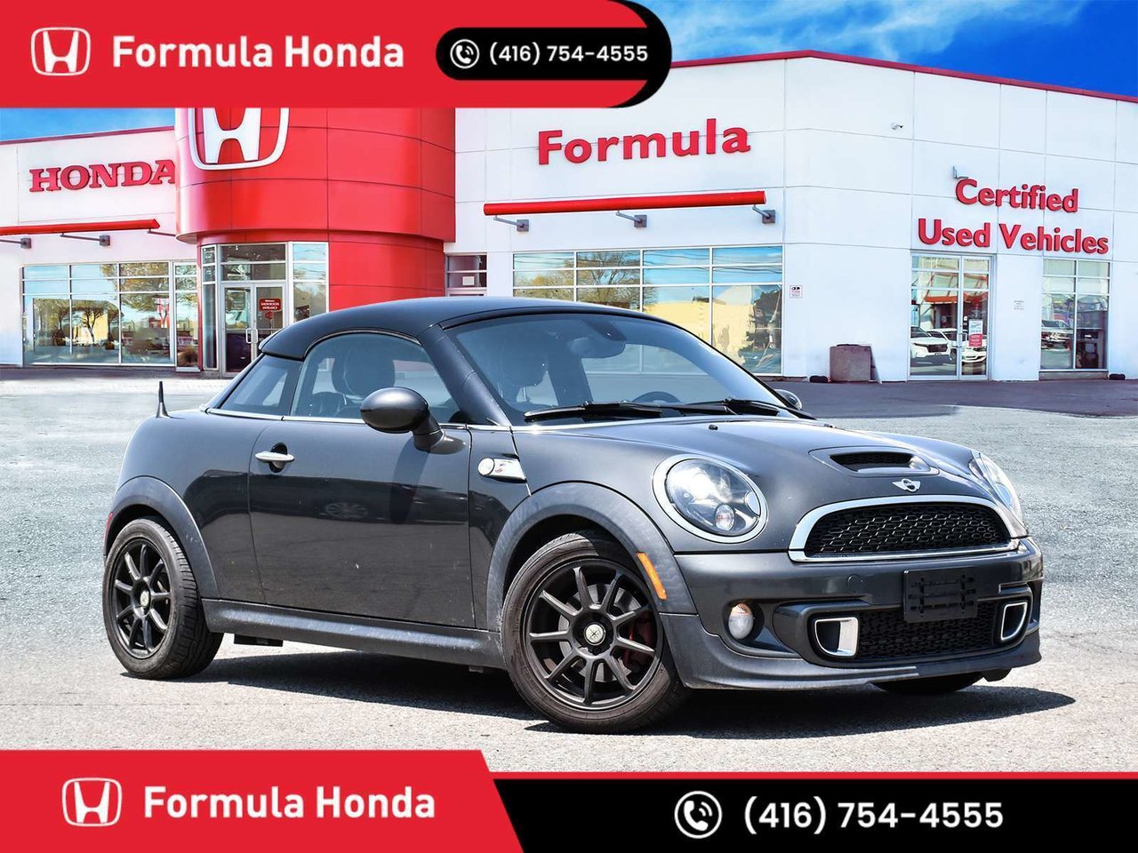 Highclass Gray Metallic 2012 MINI Cooper Coupe Coupe Front-Wheel Drive Manual