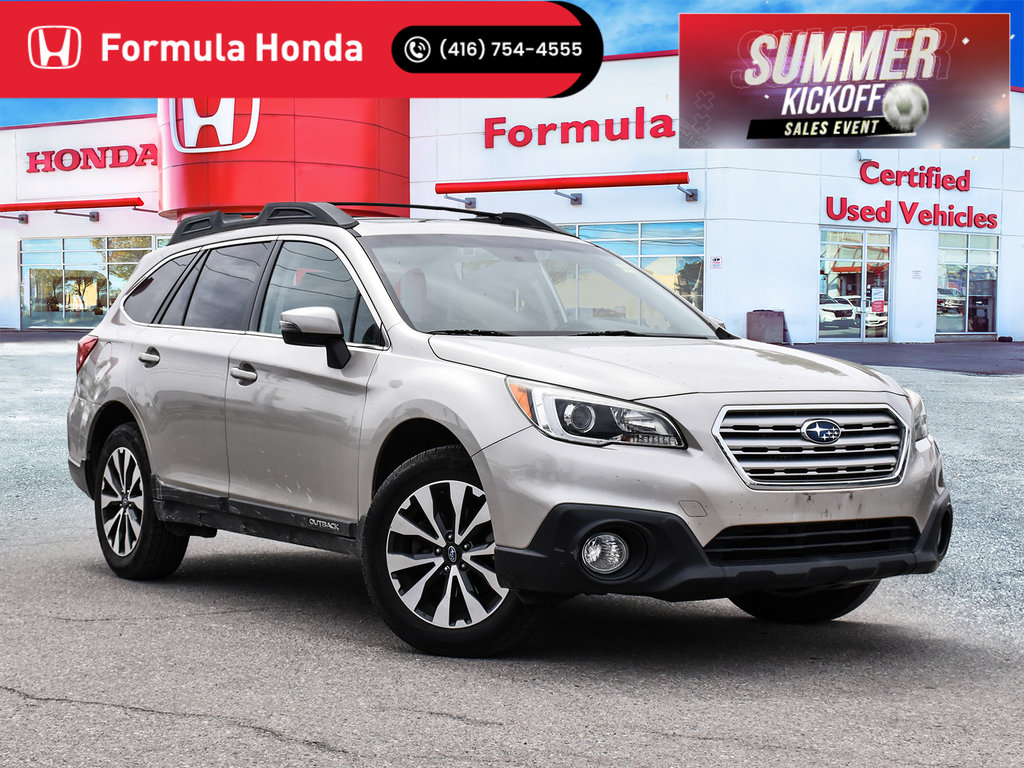 Gray (Tungsten Metallic) 2016 Subaru Outback 2.5i Limited Wagon All-Wheel Drive Automatic