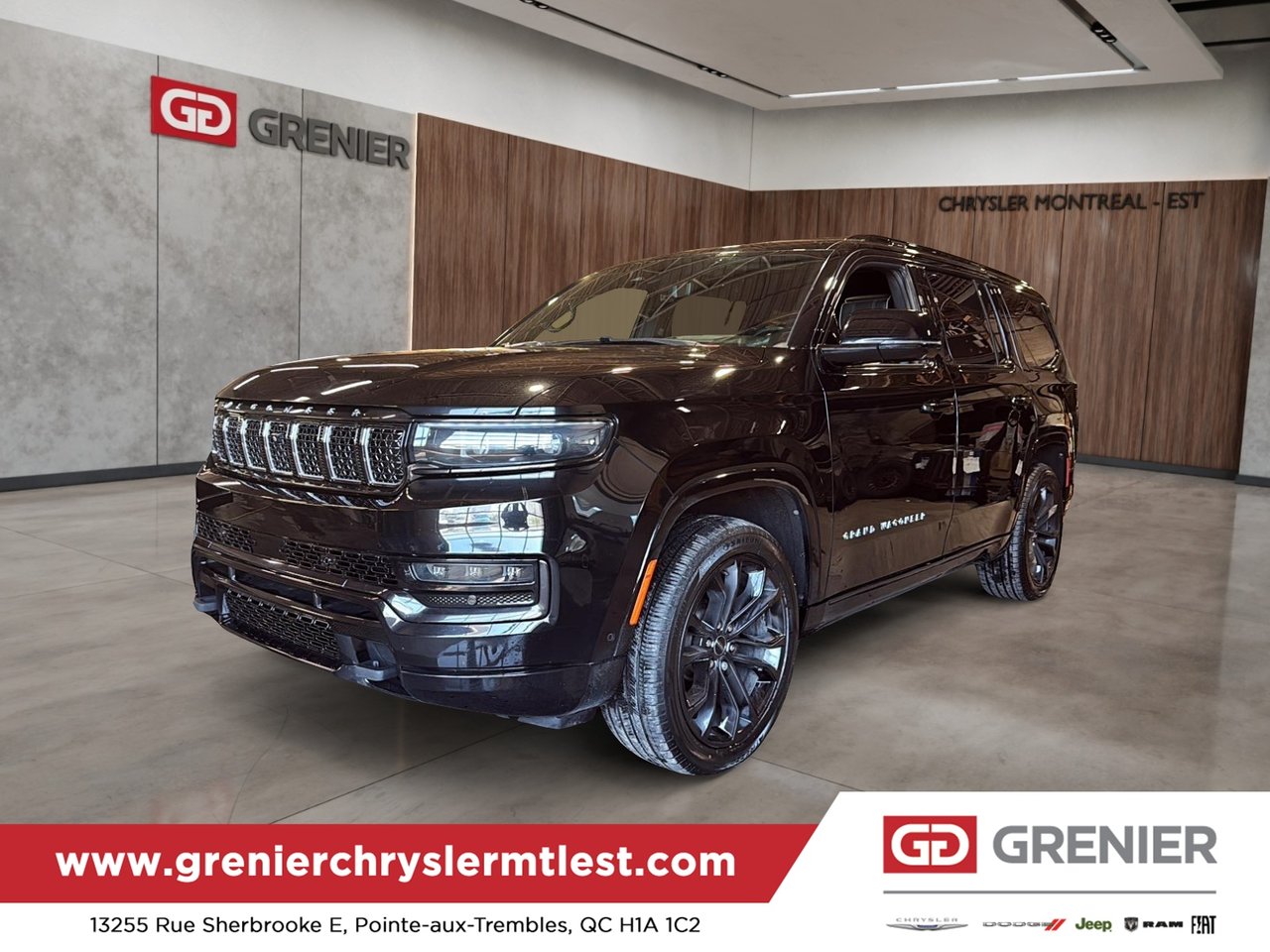 Black 2023 Jeep Grand Wagoneer Series II 4WD SUV / Crossover Four-Wheel Drive Automatic