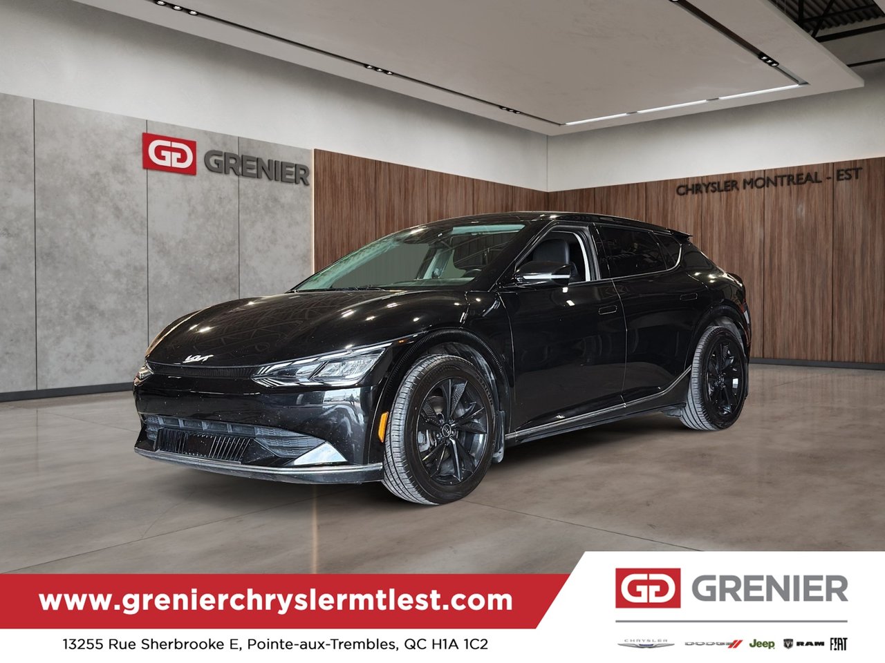 Black 2023 Kia EV6 SUV / Crossover All-Wheel Drive Automatic