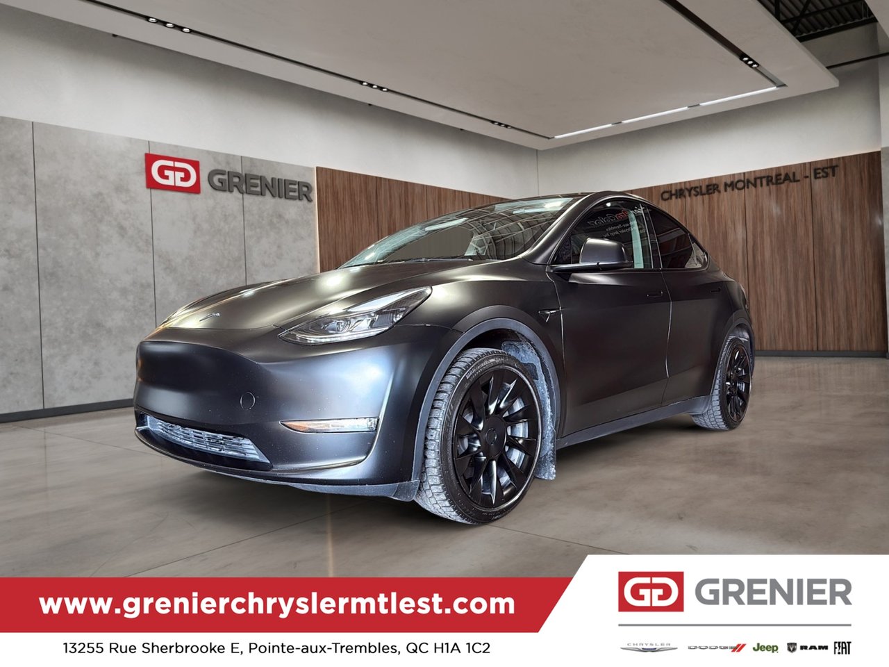 Black 2023 Tesla Model Y SUV / Crossover All-Wheel Drive Automatic