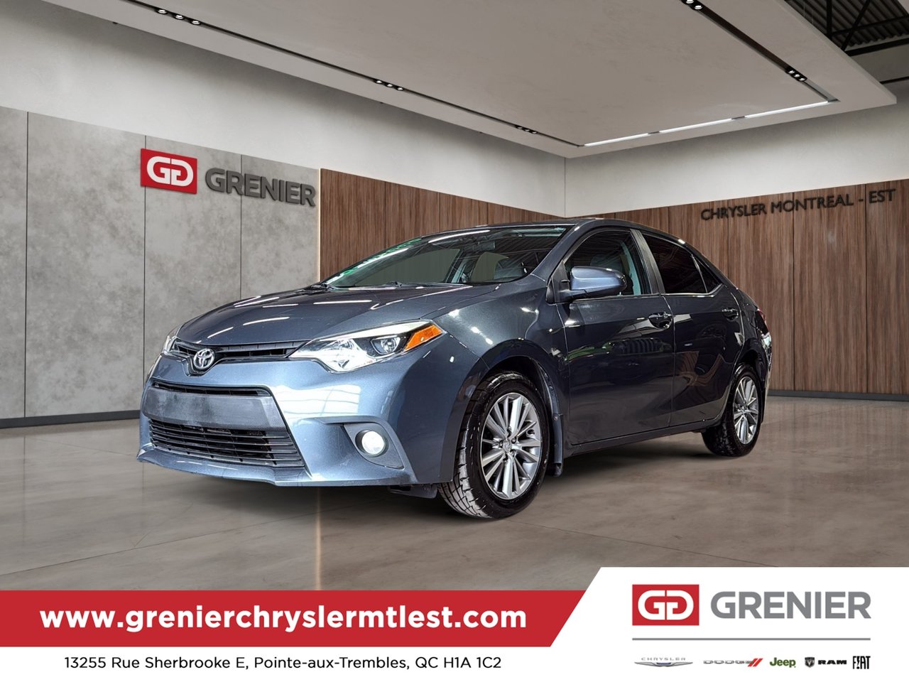 Gray 2014 Toyota Corolla Sedan Front-Wheel Drive Automatic