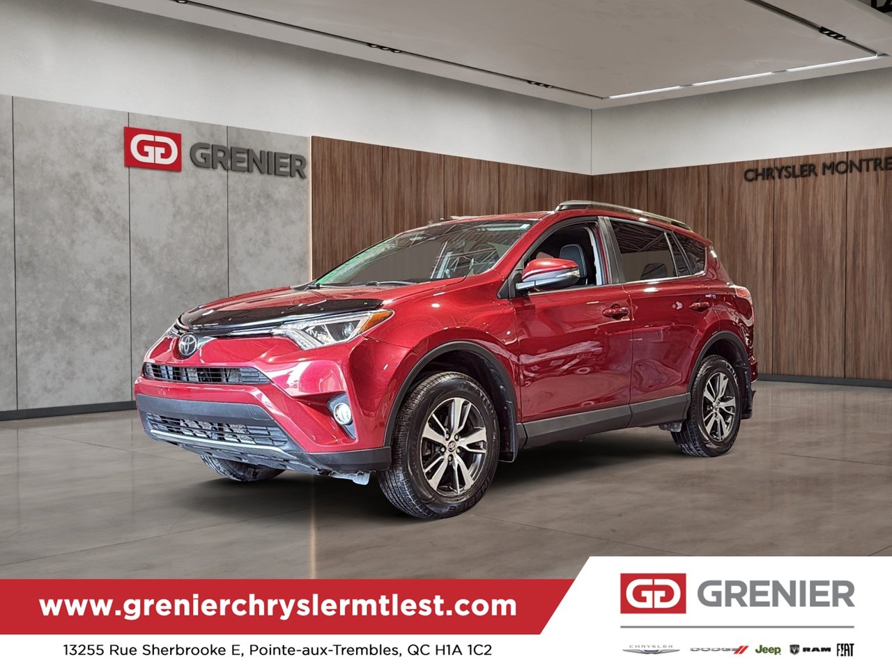 Red 2018 Toyota RAV4 SUV / Crossover All-Wheel Drive Automatic