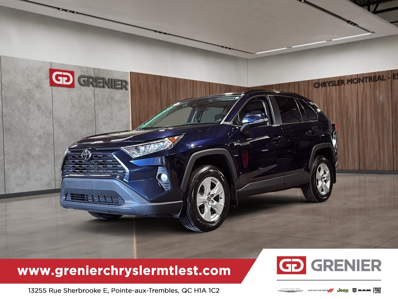Blue 2021 Toyota RAV4 SUV / Crossover All-Wheel Drive Automatic