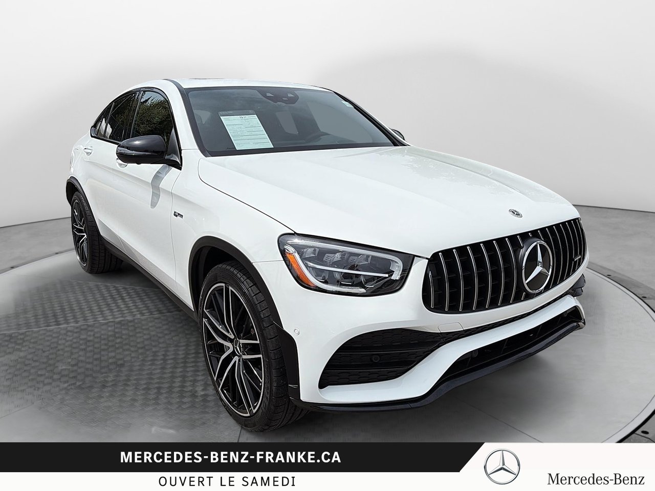 Polar White 2023 Mercedes-Benz GLC AMG GLC 43 4MATIC Coupe All-Wheel Drive Automatic