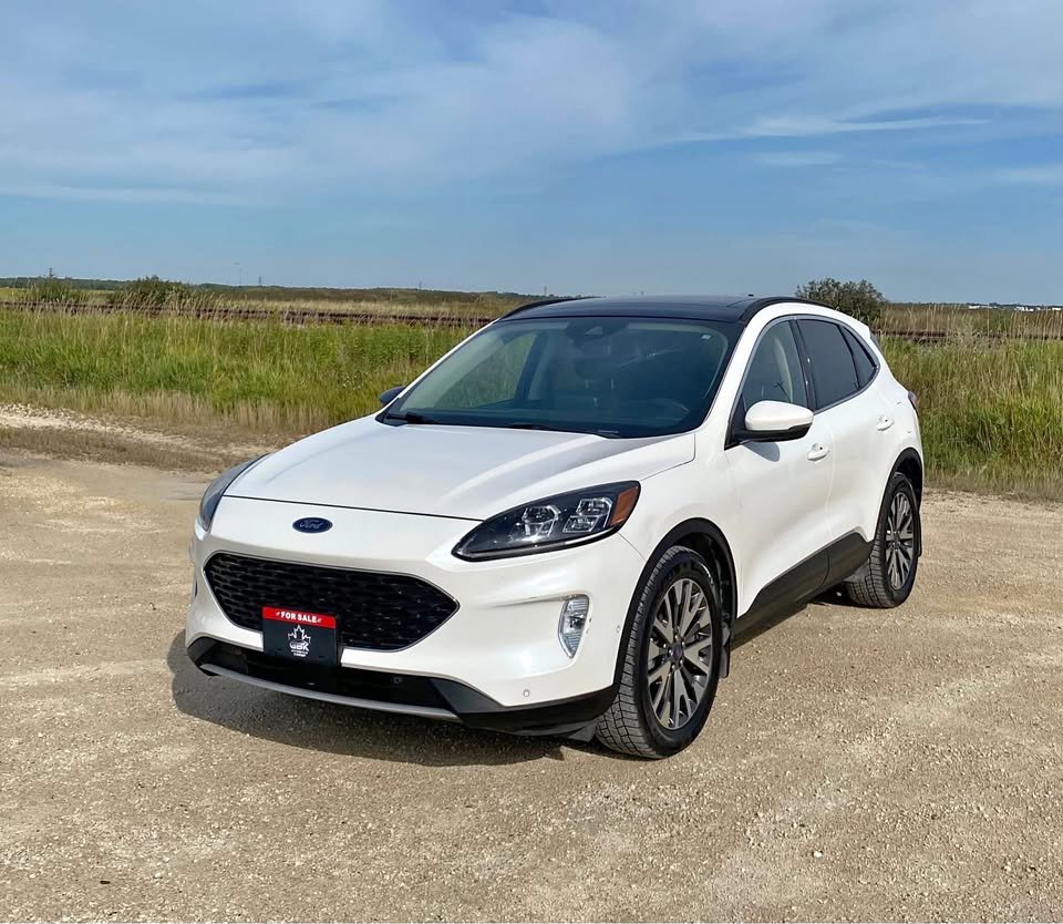 White 2020 Ford Escape Hybrid SUV / Crossover All-Wheel Drive Automatic