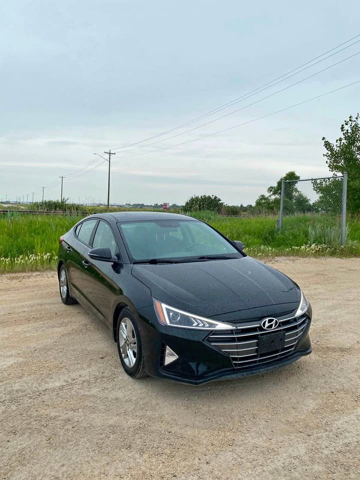 Black 2020 Hyundai Elantra Sedan All-Wheel Drive Automatic