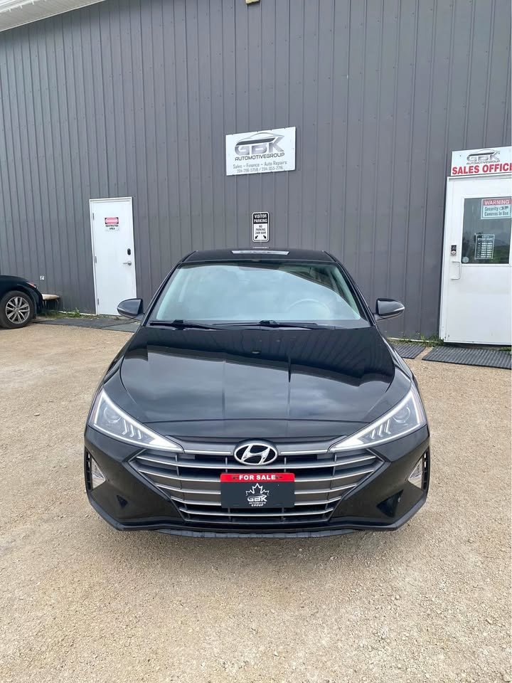Black 2020 Hyundai Elantra Sedan All-Wheel Drive Automatic