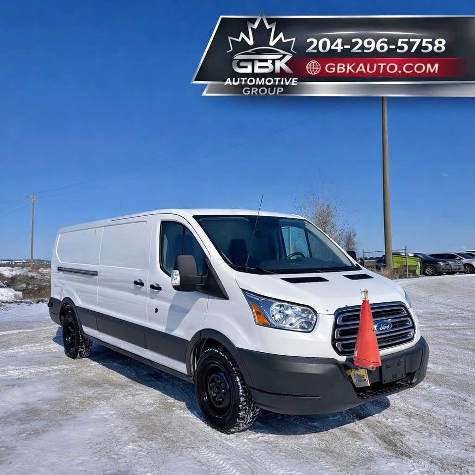 White 2017 Ford Transit Cargo 150 3dr LWB Low Roof Cargo Van with Sliding Passenger Side Door Van Rear-Wheel Drive Automatic