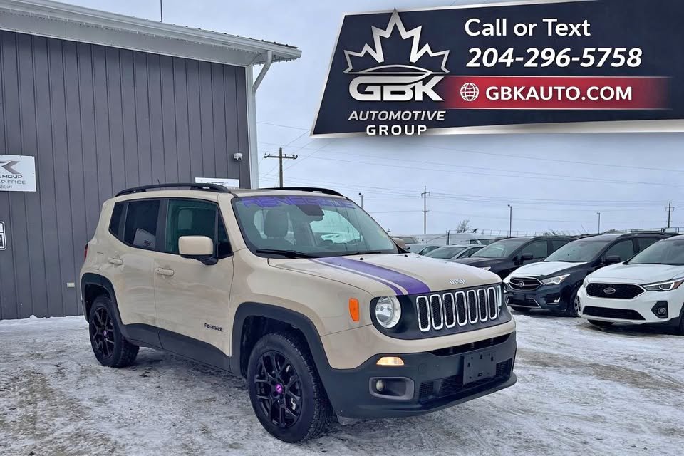 Black 2015 Jeep Renegade North 4WD SUV / Crossover